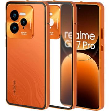 GS Futrola s okvirom za Realme GT 7 Pro, narančasta