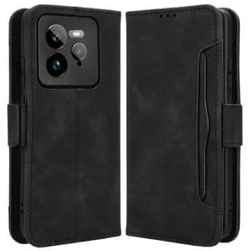 GS Realme GT 7 Pro preklopna futrola, utor za karticu, crna