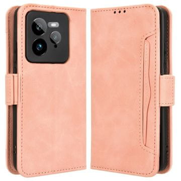 GS Realme GT 7 Pro preklopna futrola, utor za karticu, ružičasta