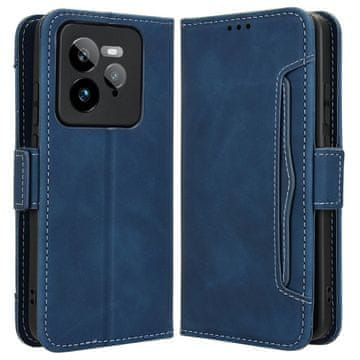 GS Realme GT 7 Pro preklopna futrola, utor za karticu, tamnoplava