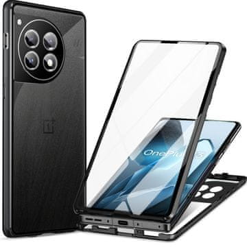 GS Futrola za OnePlus 13, magnetsko dvostruko staklo, crna