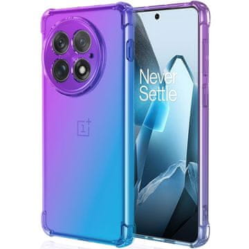 GS Gradientna maskica otporna na udarce za OnePlus 13, ljubičasta/plava