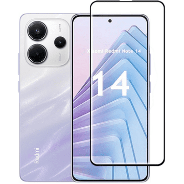 GS 3D kaljeno staklo za Xiaomi Redmi Note 14 5G, crni okvir