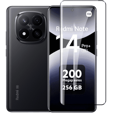 GS 3D kaljeno staklo za Xiaomi Redmi Note 14 Pro+ 5G, crni okvir