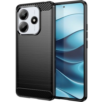 GS Futrola za Xiaomi Redmi Note 14 5G, karbonska, crna