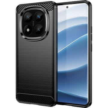GS Futrola za Xiaomi Redmi Note 14 Pro+ 5G, karbonska, crna