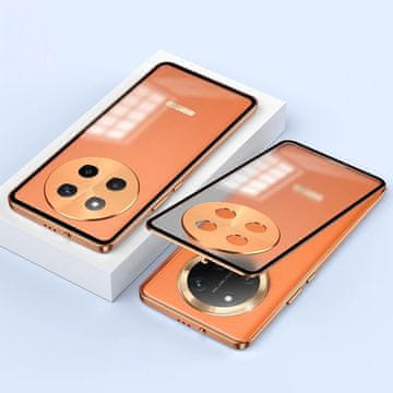 GS Honor Magic 7 Lite maskica s okvirom, narančasta