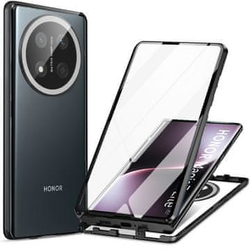 GS Futrola za Honor Magic 7 Lite, magnetsko dvostruko staklo, crna