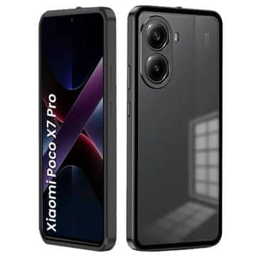 GS Futrola za Xiaomi Poco X7 Pro 5G, Okvirna futrola, Crna