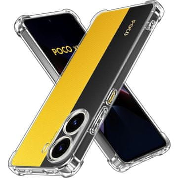 Overboard Futrola za Xiaomi Poco X7 Pro 5G, Otporna na padove, Prozirna