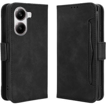 GS Preklopna futrola za Xiaomi Poco X7 Pro 5G, utor za karticu, crna