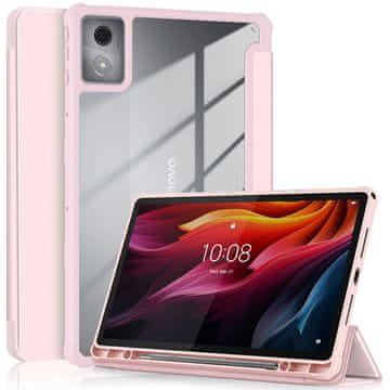 GS Lenovo Tab K11 Plus Smartcase hibridna maskica s držačem za olovku, ružičasta