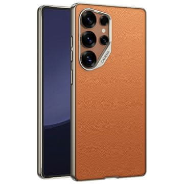 GKK Futrola za Samsung Galaxy S25 Ultra, koža, narančasta
