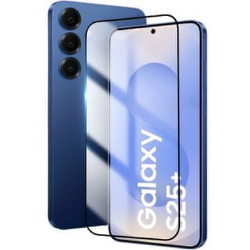 GS 3D kaljeno staklo za Samsung Galaxy S25+, crni okvir