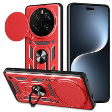 GS Oklopna futrola za Honor Magic 7 Pro, CamShield Slide, crvena