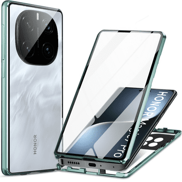 GS Honor Magic 7 Pro maska, magnetsko dvostruko staklo, zelena