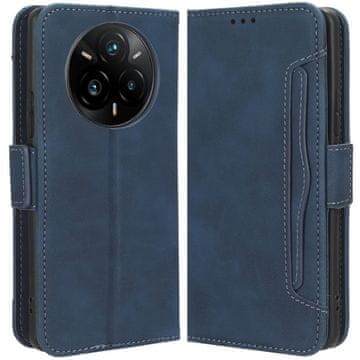 GS Realme 14 Pro 5G preklopna futrola, utor za karticu, tamnoplava