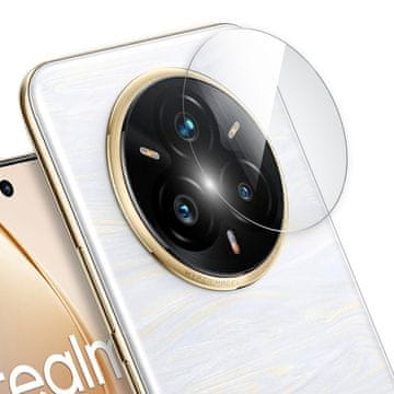 Overboard Realme 14 Pro+ 5G zaštitna folija za kameru od kaljenog stakla, prozirna