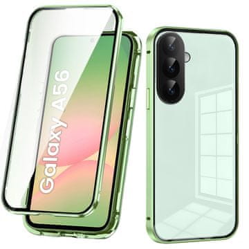 GS Futrola za Samsung Galaxy A56 5G, magnetska dvostruka stakla, zelena