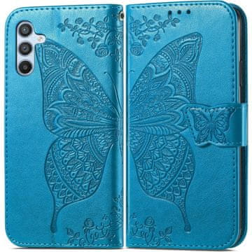 GS Preklopna futrola za Samsung Galaxy A56 5G, leptir, plava