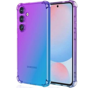 GS Gradientna maskica otporna na udarce za Samsung Galaxy A56 5G, ljubičasta/plava