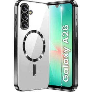 GS Futrola za Samsung Galaxy A26 5G, Electro MagSafe, crna + zaštitno staklo za ekran