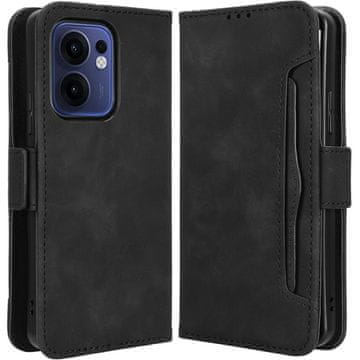 GS Preklopna futrola za Oppo Reno 13F / Oppo Reno 13FS, utor za karticu, crna