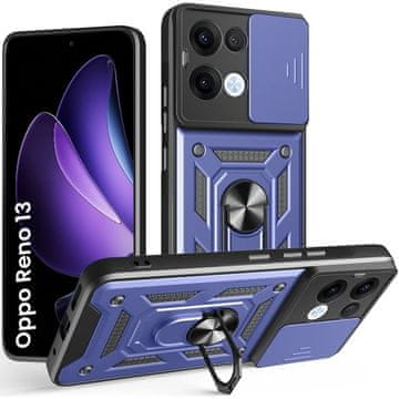 GS Oklopna futrola za Oppo Reno 13, CamShield Slide, plava