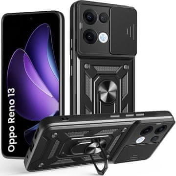 GS Oklopna futrola za Oppo Reno 13, CamShield Slide, crna
