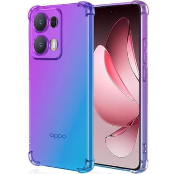 GS Gradientna maskica otporna na udarce za Oppo Reno 13 Pro, ljubičasta/plava