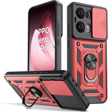 GS Oklopna futrola za Oppo Reno 13 Pro, CamShield Slide, crvena