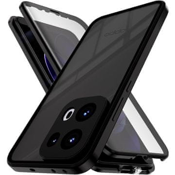 GS Futrola za Oppo Reno 13 Pro, magnetsko dvostruko staklo, crna
