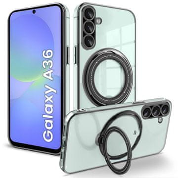 GS Magnetska futrola za Samsung Galaxy A36 5G, za MagSafe, crna