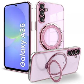 GS Magnetska futrola za Samsung Galaxy A36 5G, za MagSafe, roza