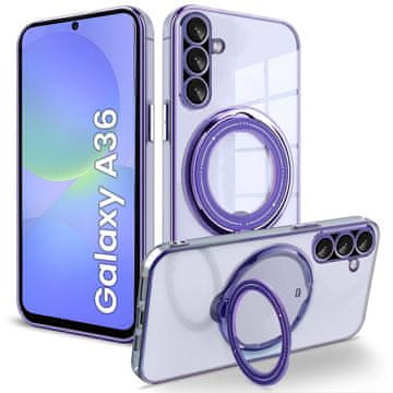 GS Magnetska futrola za Samsung Galaxy A36 5G, za MagSafe, ljubičasta