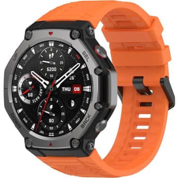 GS Silikonski remen za Amazfit T-Rex 3, narančasti