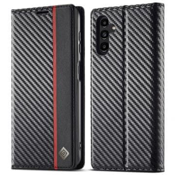 LC.IMEEKE Preklopna futrola za Samsung Galaxy A36 5G, karbonska , crna