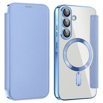 GS Preklopna futrola za Samsung Galaxy A36 5G, RFID novčanik MagSafe sa zaštitom za kameru, plava