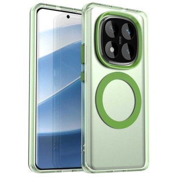 GS Futrola za Xiaomi Redmi Note 14 Pro 5G / Poco X7 5G, Fusion Hybrid, za MagSafe, zelena