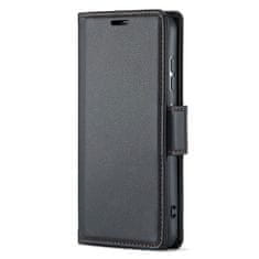 Overboard Futrola za Xiaomi Redmi Note 15 Pro Plus 5G / Poco M8 Pro 5G, sjajna liči futrola, novčanik s preklopom, crna