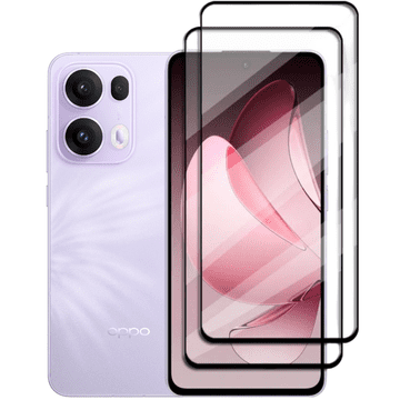 GS 2x 3D kaljeno staklo za Oppo Reno 13 Pro, crni okvir
