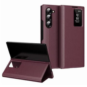GS Samsung Z Fold6 5G Smart View novčanik s preklopnim poklopcem, bordo