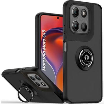 GS Futrola za Motorola Moto G17 / G17 Power / G15 / G15 Power, matirani prsten, crna