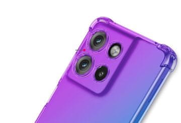GS Gradijentna maskica otporna na padove za Motorola Moto G17 / G17 Power / G15 / G15 Power, ljubičasta / plava