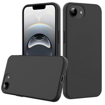 GS Futrola za iPhone 17e / 16e, silikonska MagSafe, crna
