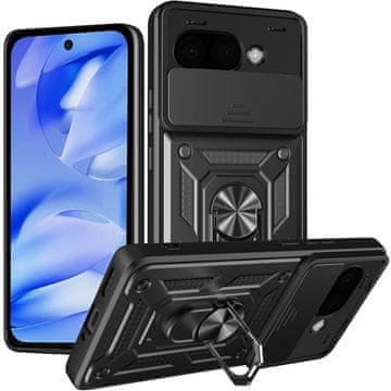 GS Oklopna futrola za Google Pixel 9A, CamShield Slide, crna