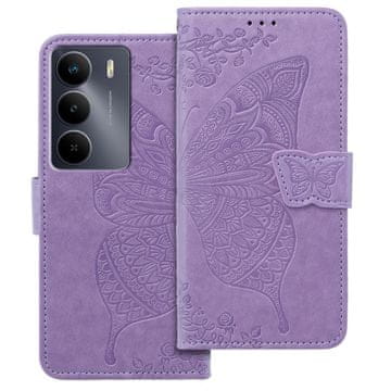 GS Preklopna futrola za Realme 14X / Realme C75, leptir, ljubičasta