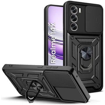 GS Oklopna futrola za Realme 14X / Realme C75, CamShield Slide, crna