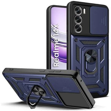GS Oklopna futrola za Realme 14X / Realme C75, CamShield Slide, plava
