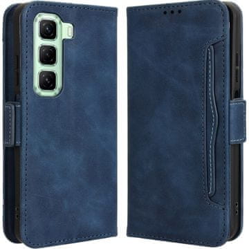 GS Preklopna futrola za Infinix Hot 50 4G, utor za karticu, tamnoplava